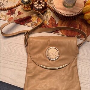 Michael Kors faux Beige Crossbody Bag